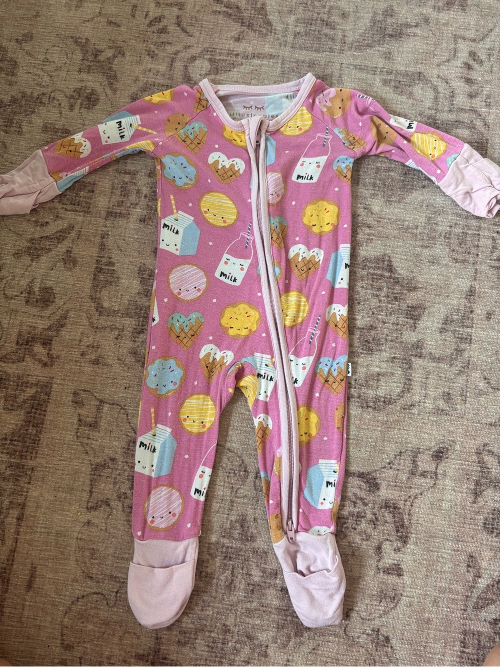 little sleepies baby bamboo footie sleeper